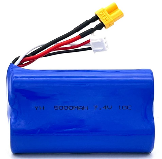 7.4V 5000mAh 2S XT30 JST-XH Plug Li-ion Battery
