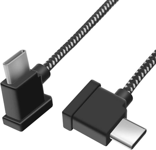 DJI Nylon Braided 6.3 inch Type-C Cable Data Cord Compatible with DJI Maivc 3 / Air 2 / Air 2S / Mini 2 RC Drone Quadcopter