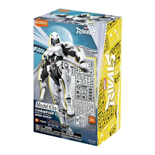 MARVEL RIVALS™ CHAMPION CLASS 10 MOON KNIGHT™ MODEL KITS | BLOKEES Blokees