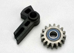Traxxas Gear, idler/ idler gear support/ bearing (pressed in) (5377)