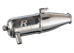 Traxxas Tuned pipe, Resonator®, R.O.A.R. legal (dual-chamber, enhances mid to high-rpm power) (5485)