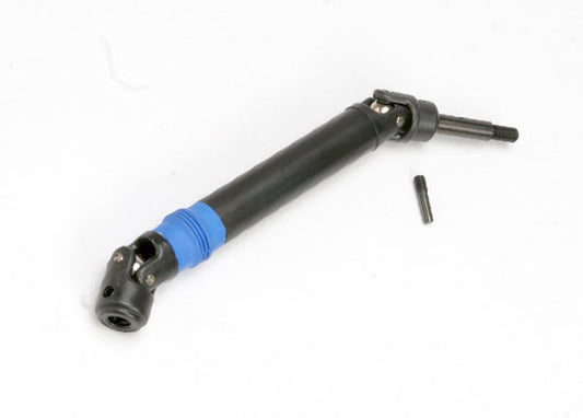 Traxxas  Driveshaft assembly (1), left or right (fully assembled, ready to install)/ M3/12.5mm yoke pin (5551)