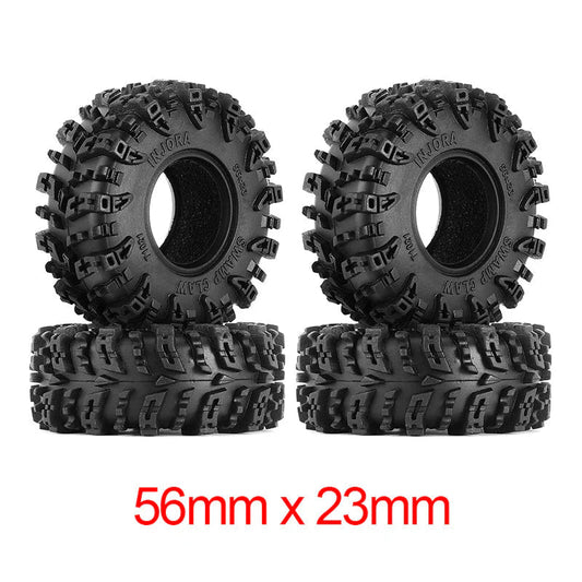INJORA: Swamp Claw 1.0" M/T Tires 56mm*23mm (YQT-1021) INJORA
