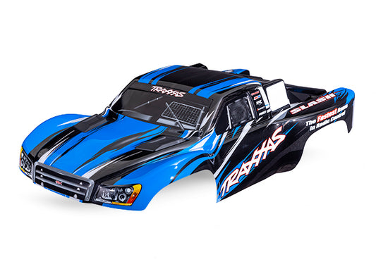Traxxas Body, Slash® 4X4 (also fits Slash® VXL & Slash® 2WD), blue (painted, decals applied) (Tra5855-Blue)