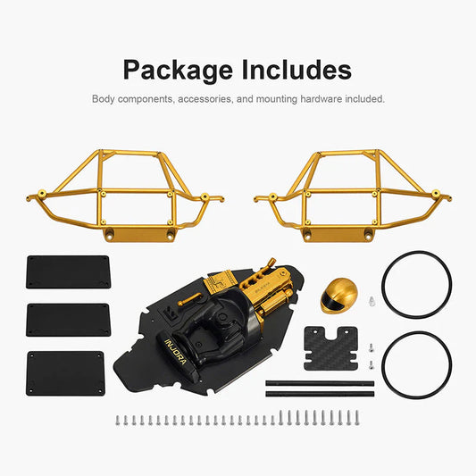 INJORA Moonbit Nylon Tube Buggy Body Kit for 1/18 RC Crawler TRX4M INJORA