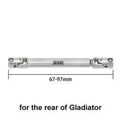 INJORA 1pcs Stainless Steel Drive Shaft with D Shaped Hole for SCX24 AX24 FCX18 FCX24m INJORA