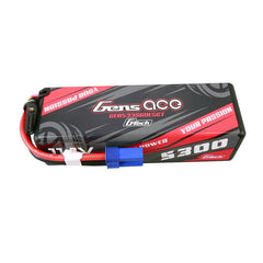 Gens ace 5300mAh 3S 60C 11.1V HardCase G-Tech Lipo Battery 49# with EC5 Plug GensTattu