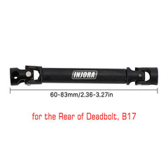INJORA 1PCS Hardened Steel Center Drive Shaft for SCX24 Mods INJORA