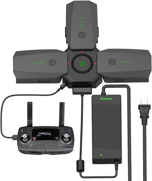 DJI: Battery Charger Compatible for Mavic Pro/Platinum, Mavic Pro Charge Hub with 80W Rapid Battery Power Adapter