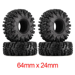 INJORA 1.0" Swamp Claw M/T Tires (56mm/64mm) (T1021/T1019) INJORA
