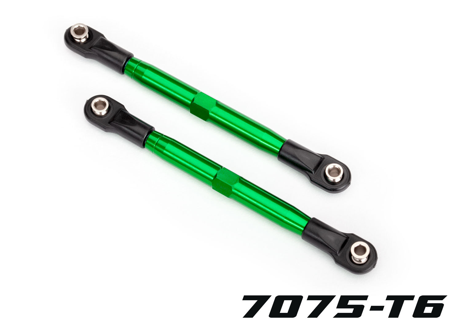 Traxxas TUBES 87 mm Green Aluminum Toe Links (2) TRAXXAS