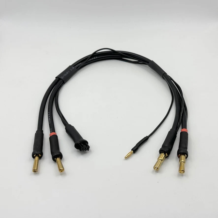 SCALE REFLEX: JUMPER CABLES – PRO HD 4MM TO 4MM / 5MM BULLETS BALANCE 2S LIPO BATTERY CHARGING CABLE – (700394) Super-G