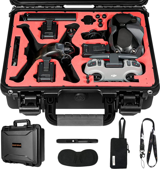 DJI FPV Drone Case, GAGITERVR Waterproof Suitcase for FPV Combo Fly More and Accessories Safe and Portable