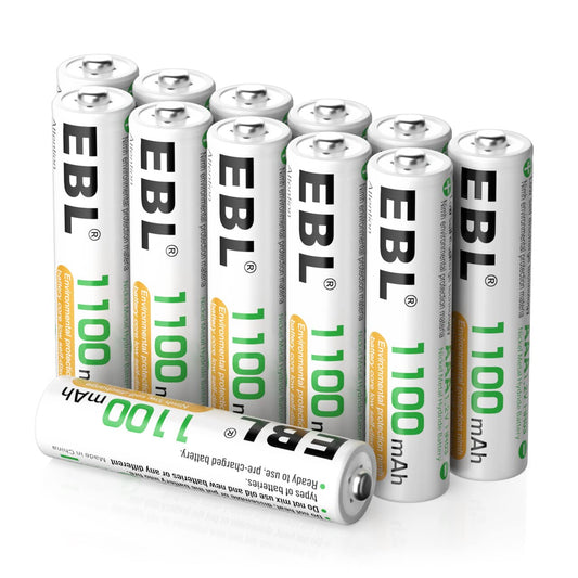 EBL Rechargeable AAA Batteries 1100mAh Ni-MH