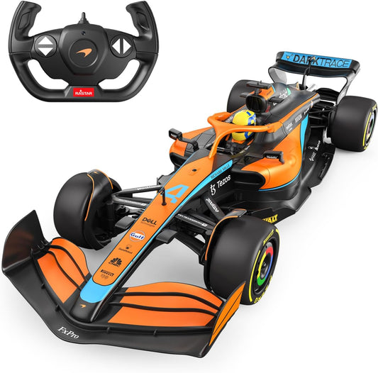 RASTAR: McLaren MCL36 Formula 1 Race RC Car 1/12 Scale McLaren F1 Remote Control Car