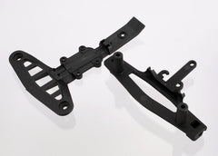 Traxxas Bumper, front/ bumper mount, front (7335) TRAXXAS