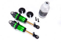 Traxxas Shocks, GTR Long Hard-Anodized, PTFE-Coated Bodies with TiN shafts (assembled) (7461X) TRAXXAS
