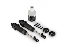 Traxxas Shocks, GTR xx-long (gray) (assembled) (2) (without springs) (7462-GRAY) TRAXXAS