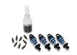 Traxxas Shocks, aluminum (assembled with springs) (4) (7560X)