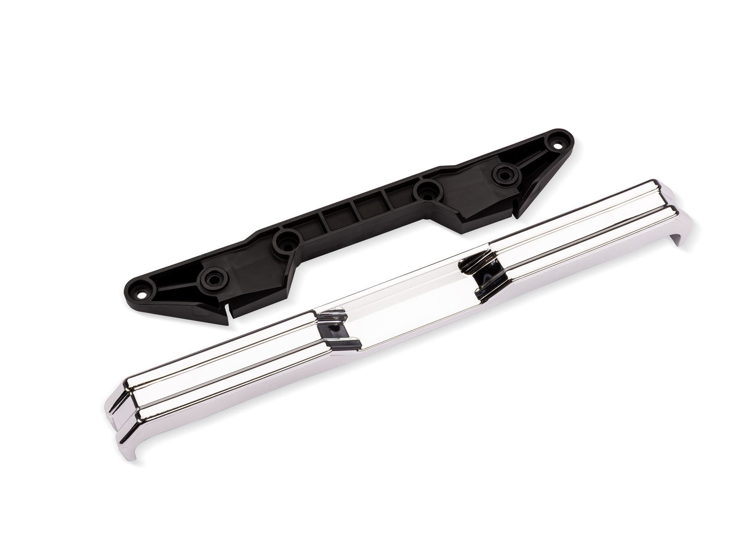 Traxxas X-Truck BIGFOOT #8 4X4 Chrome Rear Bumper w/ Support TRAXXAS