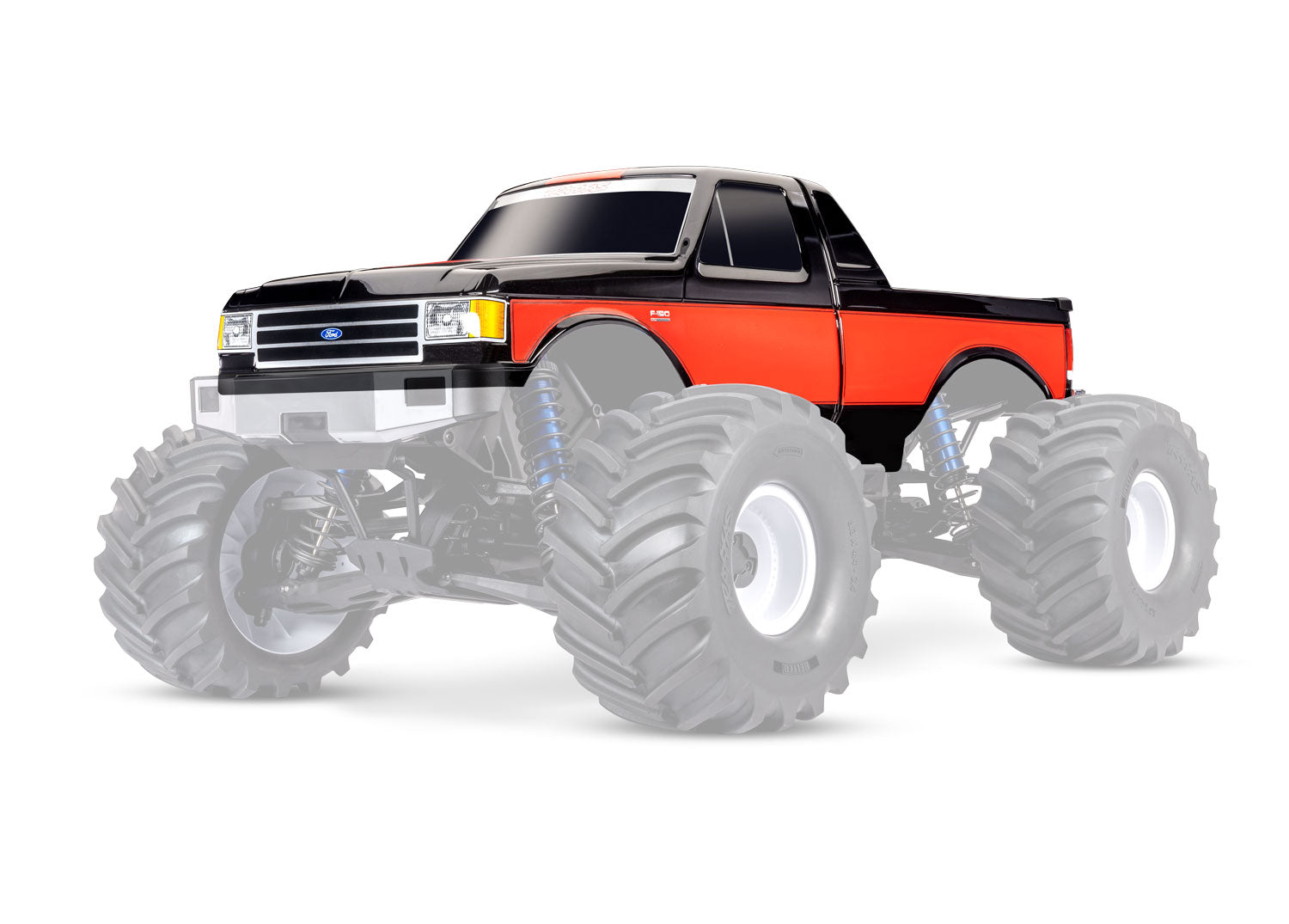 Traxxas Body XMAXX MT Ford F150 BLK (7691-BLK) Friendly Hobbies