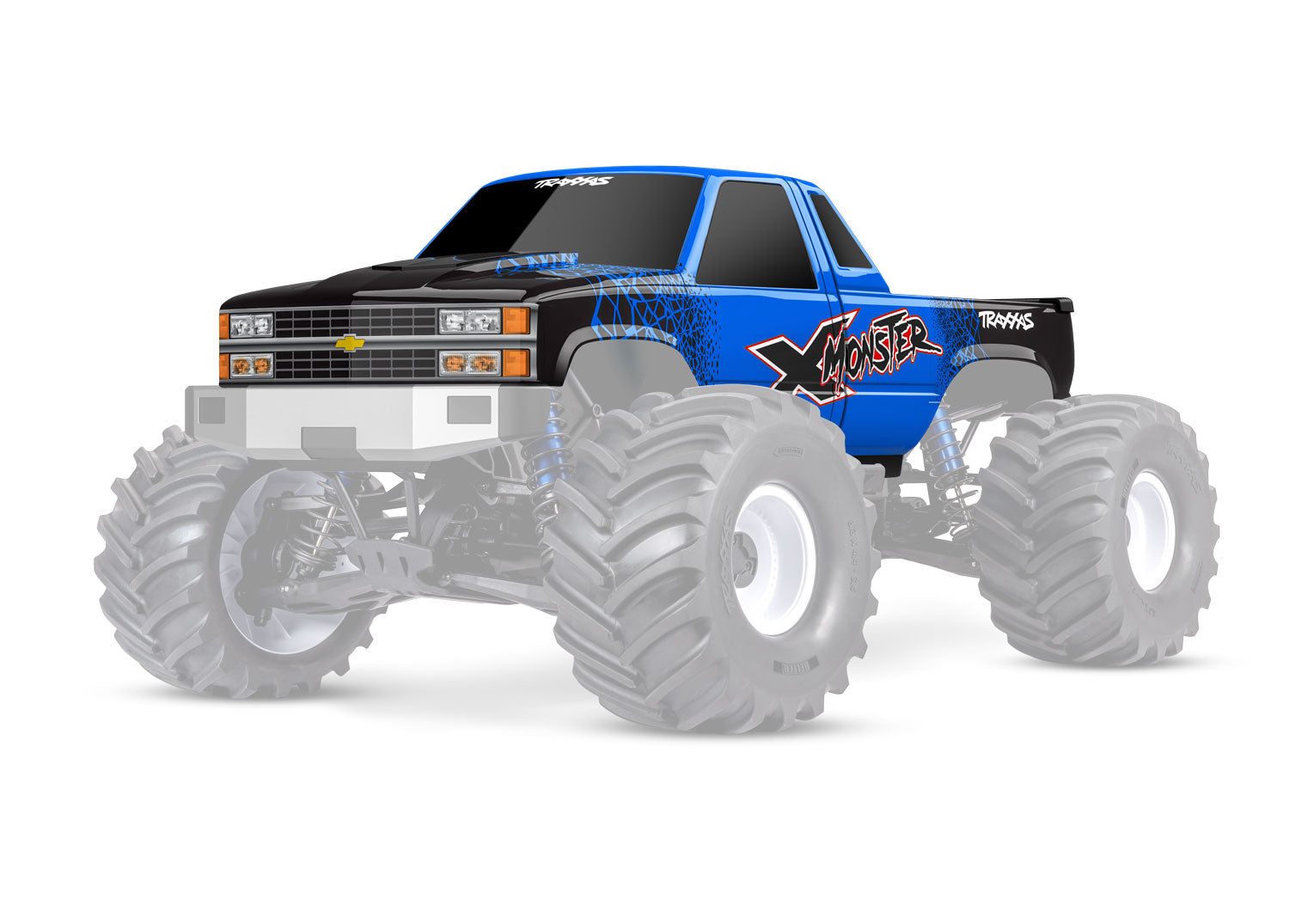 X-Monster Chevrolet GMT400 CK Body TRAXXAS