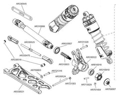 Hot Racing: Aluminum Rear Hub Set Arrma 1:10 4S BLX Hot Racing