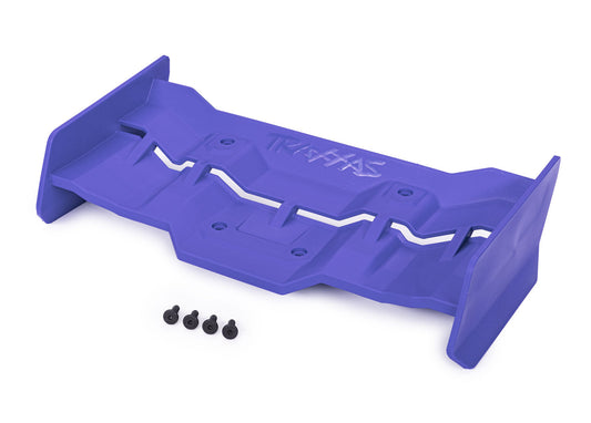 TRAXXAS XRT Blue High-Downforce Wing with Hardware (TRA7821X) TRAXXAS