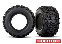 Traxxas Tires, Sledgehammer® (belted, dual profile (4.3" outer, 5.7" inner)) (left & right)/ foam inserts (2) (7870)