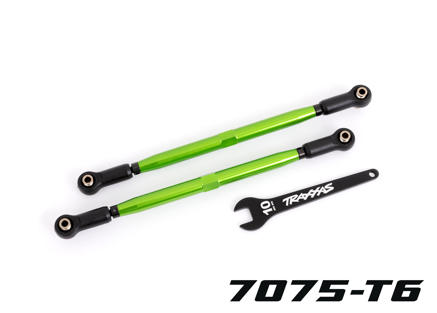 Traxxas Toe links, 202.5mm (187.5mm center to center) (black) (2) (for use with #7895 X-Maxx® WideMaxx® suspension kit) (7897) TRAXXAS
