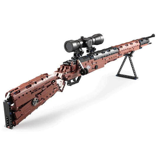 IMEX CaDA Model Bolt-Action Rifle Brick Building Set 653 Pieces (CAD61010) IMEX