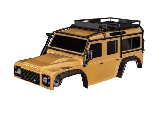Traxxas TRX-4 Land Rover Defender Clipless Tan Body TRAXXAS
