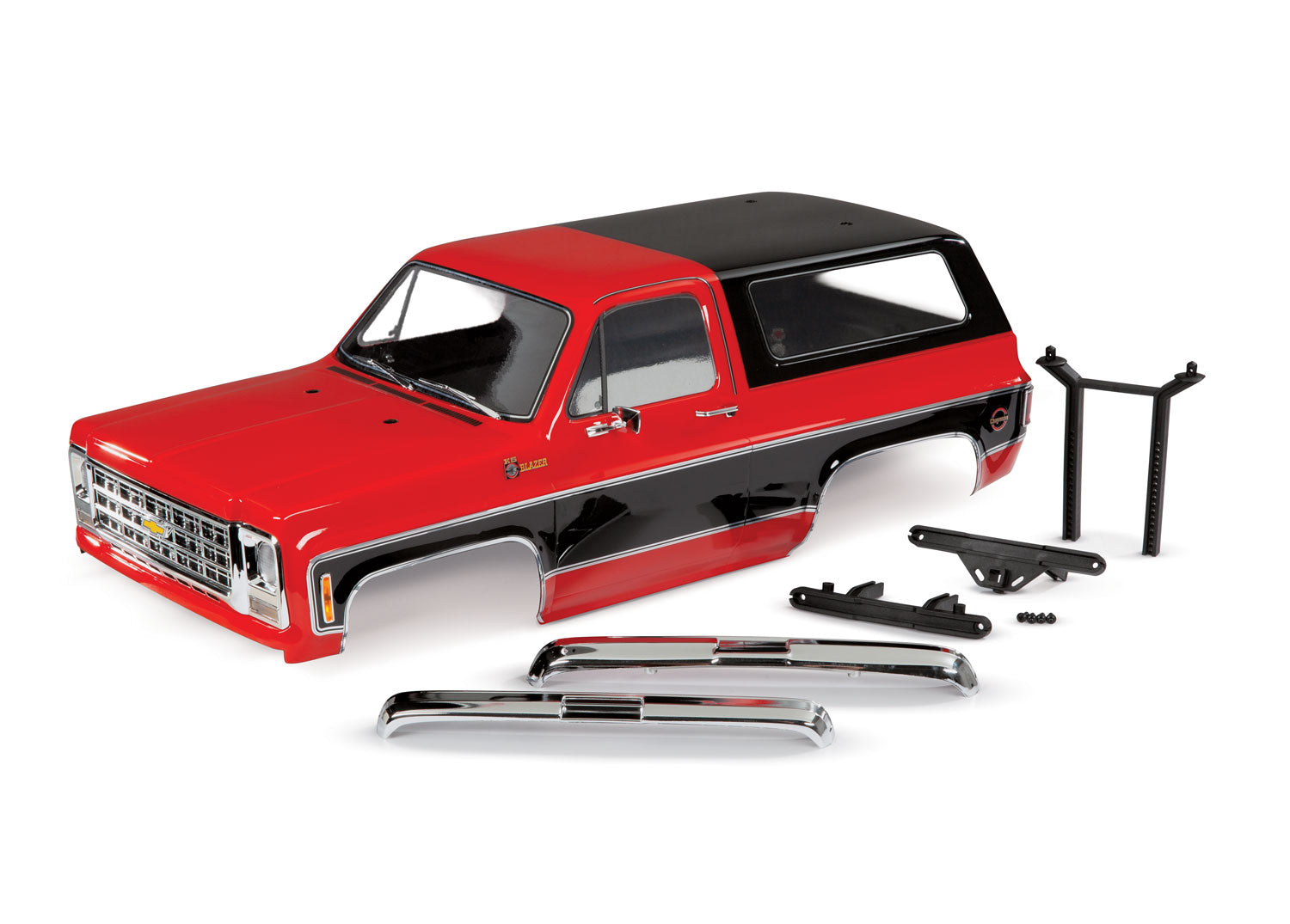 TRX-4 1979 Chevrolet Blazer Red Clipless Body(TRA8126-RED) TRAXXAS