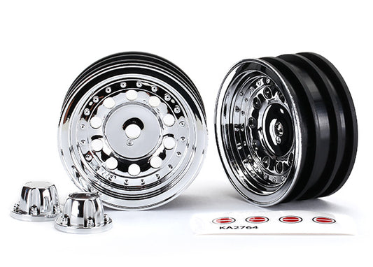 Traxxas Wheels, 1.9", chrome (2)/ center caps (8175)