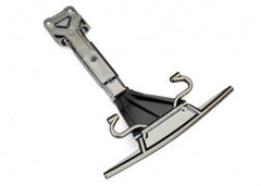 Traxxas Skidplate, front (plastic) (satin black chrome-plated) (8537X) TRAXXAS