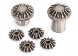 Traxxas: Gear set, center differential (output gears (2)/ spider gears (4)) (8583) TRAXXAS