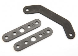 Traxxas Bulkhead tie bar, front, upper (1)/ lower (2) (steel) (8926)