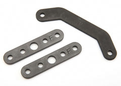 Traxxas Bulkhead tie bar, front, upper (1)/ lower (2) (steel) (8926)