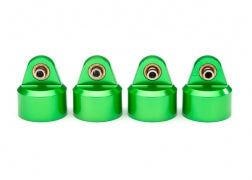 Traxxas Shock caps, aluminum (green-anodized), GT-Maxx® shocks (4) (8964G)