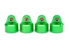 Traxxas Shock caps, aluminum (green-anodized), GT-Maxx® shocks (4) (8964G) TRAXXAS