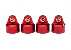 Traxxas Shock caps, aluminum (red-anodized), GT-Maxx® shocks (4) (8964R)