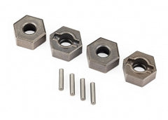 Traxxas Wheel hubs, 12mm hex (steel), extreme heavy duty (4) (9069)