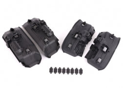 Traxxas Fenders, inner, front & rear (for clipless body mounting) (2 each)/ rock light covers (8) (9288)