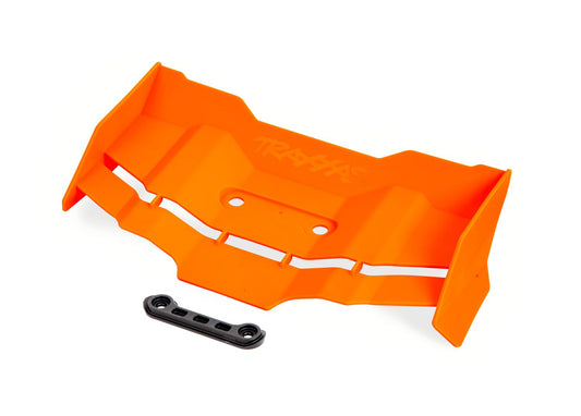Traxas wing washer (orange)/ 4x12mm FCS (2)(9517T)