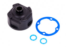 Traxxas Carrier, differential/ differential bushing (metal)/ o-rings (2)/ ring gear gasket (9581)