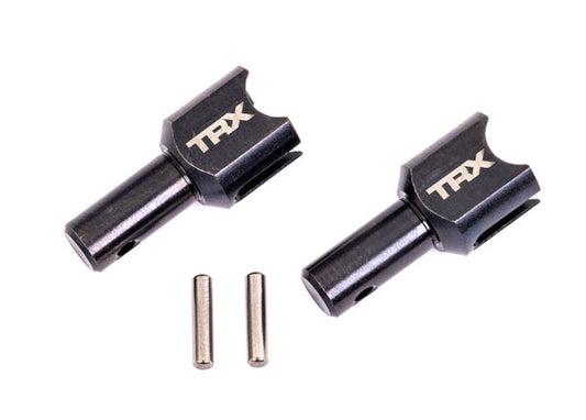 Traxxas Differential output cup, center (hardened steel, heavy duty) (2)/ 2.5x12mm pin (2) (9586)