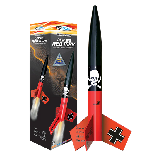 Estes Der Red Max Rocket Kit Skill Level 1 (EST0651) Estes