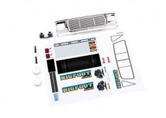 Traxxas Body conversion kit, 1/18 scale TRX-4MT™ Bigfoot® No. 1 (includes front grille, engine detail & decals) (fits #9812 body) (9844X) TRAXXAS