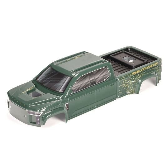 BIG ROCK CREW 4X4 Cab Clipless Painted Decaled Trimmed Body, Green Friendly Hobbies