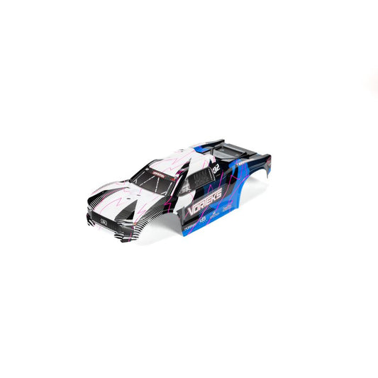 ARRMA 1/10 Clipless Painted Trimmed Body Set with Decals, Blue: (ARA-1557) Horizon Hobby